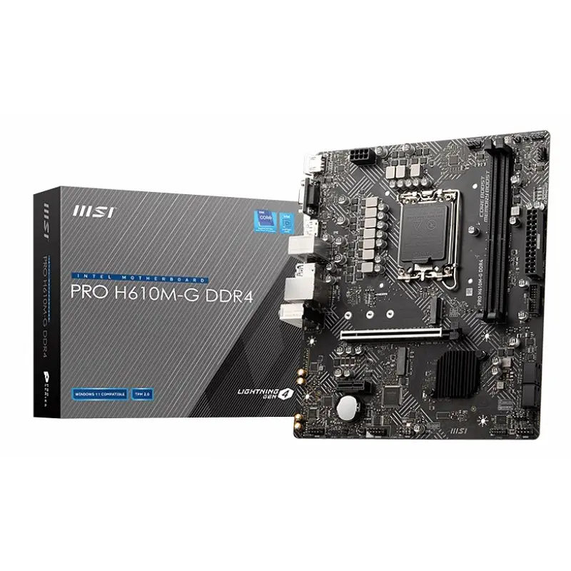 Материнська плата MSI Pro H610M-G DDR4 Socket 1700 - фото 4