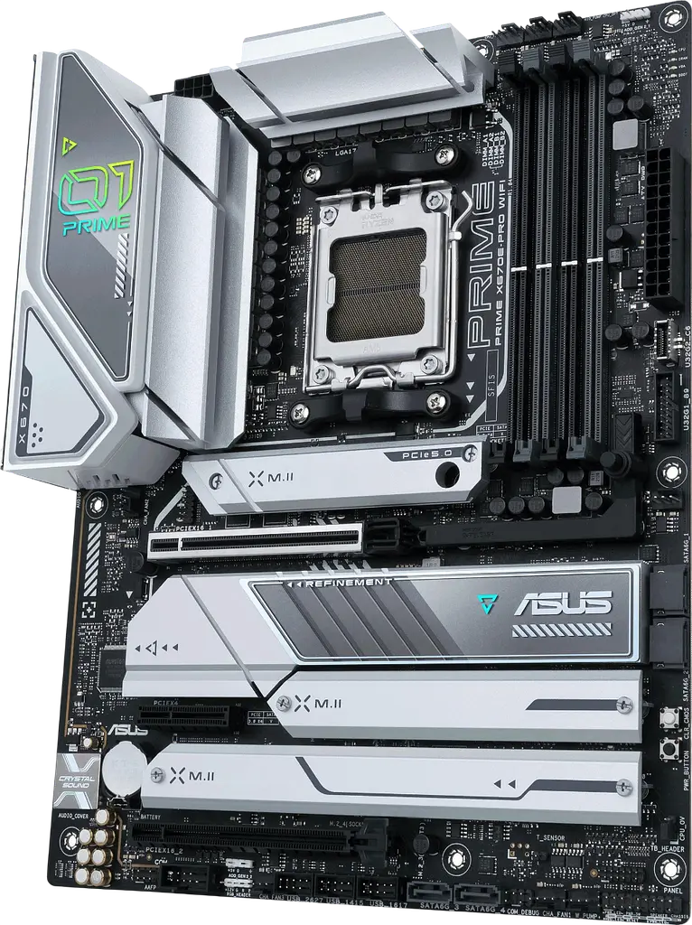 Материнська плата Asus X670E-PRO Prime Wi-Fi Socket AM5 (PRIME X670E-PRO WIFI) Б/В - фото 2