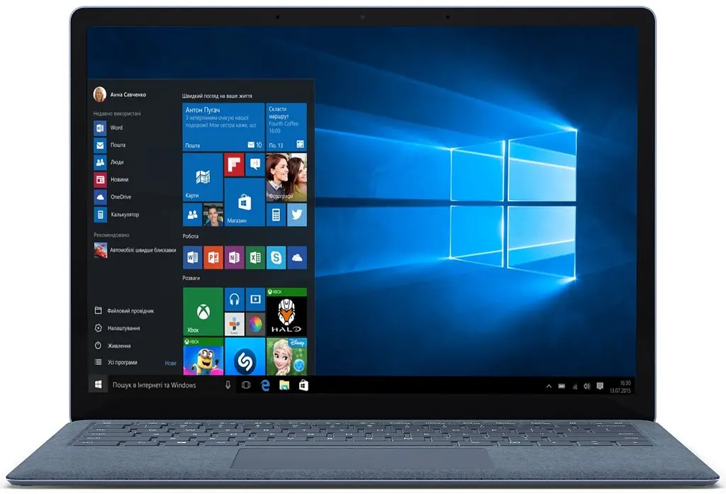 Ноутбук Microsoft Surface Laptop 4 13.5" PS Touch/Intel i5-1145G7/8/512F/int/W10P/Ice Blue (5BV-00024) - фото 7