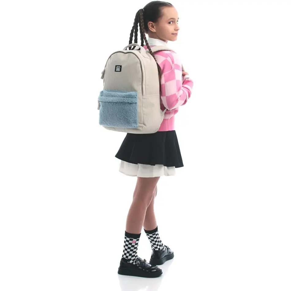 Рюкзак GoPack Education Teens 147 бежевий (GO25-147M-1) - фото 12
