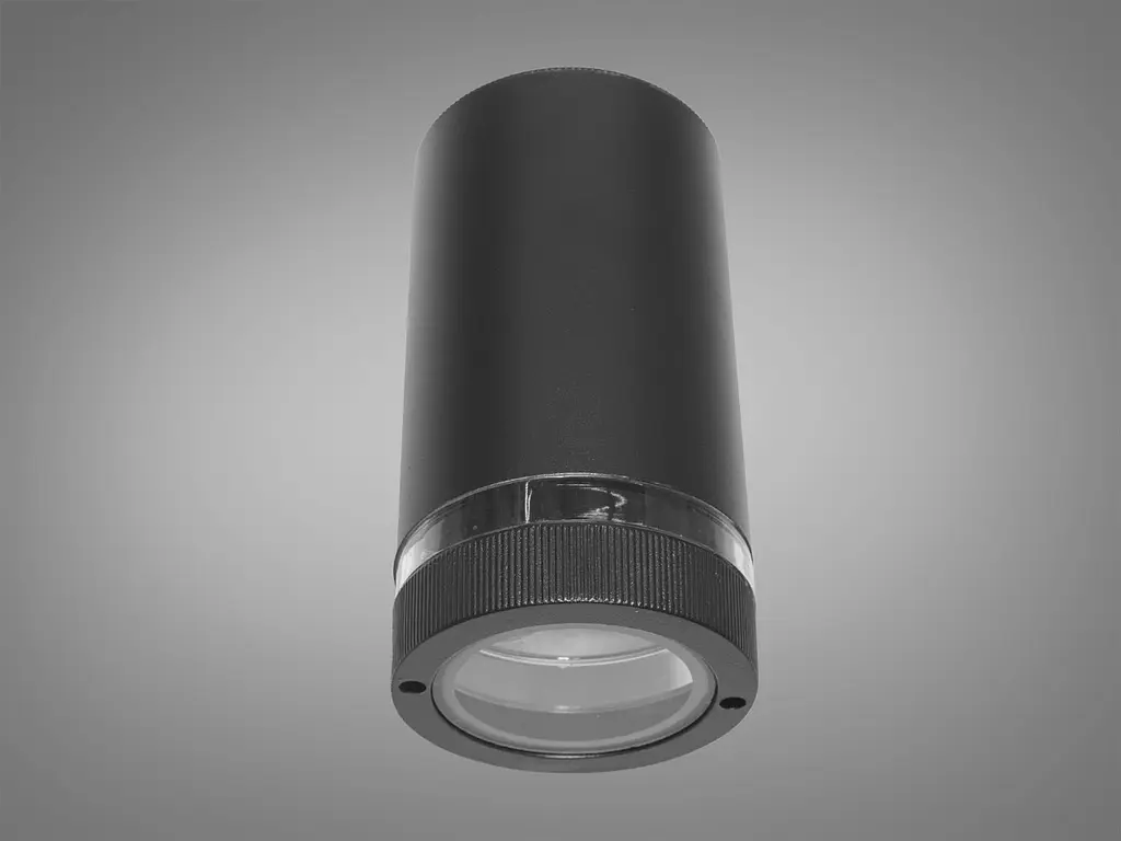 Фасадный настенный светильник Diasha DFB-2210BK E27 IP67 20 см для подсветки архитектурных элементов кафе улица - фото 2