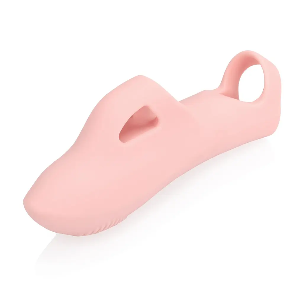 Вибратор на палец Loveline Silicone Finger, 11.2 см (розовый) - фото 2