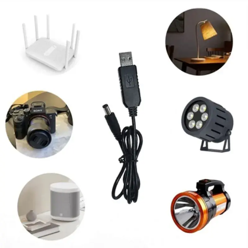 Кабель живлення USB to DC 5.5x2.1mm 12V 0.8m Armorstandart (ARM65663) - фото 4