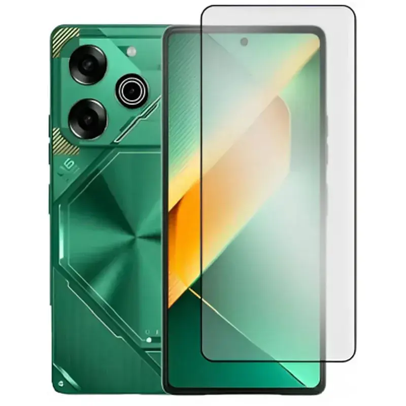 Скло захисне BeCover Tecno POVA 6 Neo (LI6) 6.78" Black (711581) - фото 2