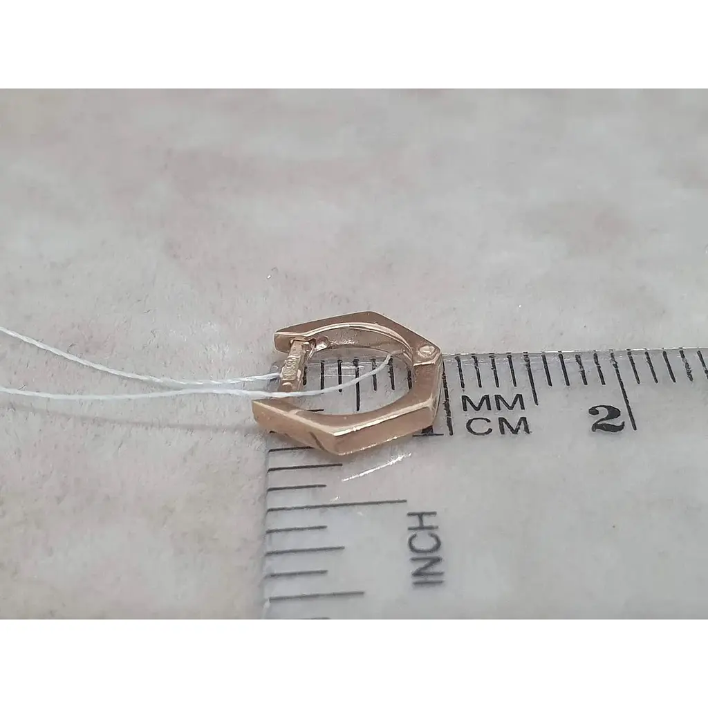 Золотая моносерьга Астор. 3131953 - фото 5