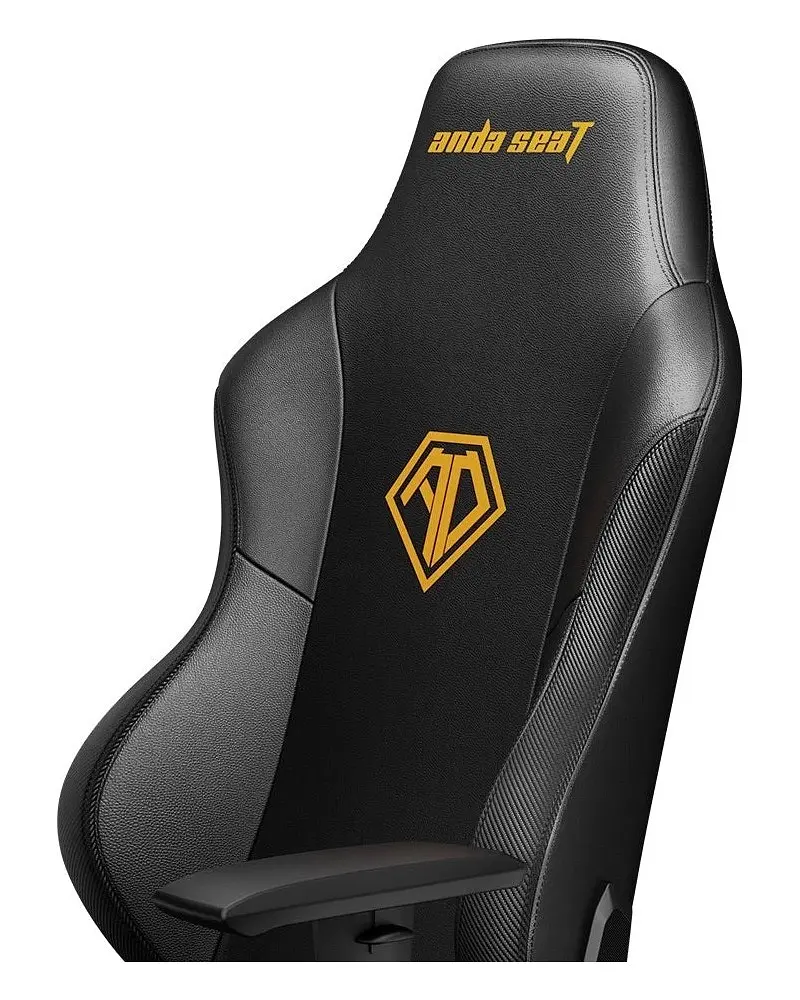 Крісло для геймерів Anda Seat Phantom 3 Size L Black/Gold (AD18Y-06-B-PV/C) - фото 6