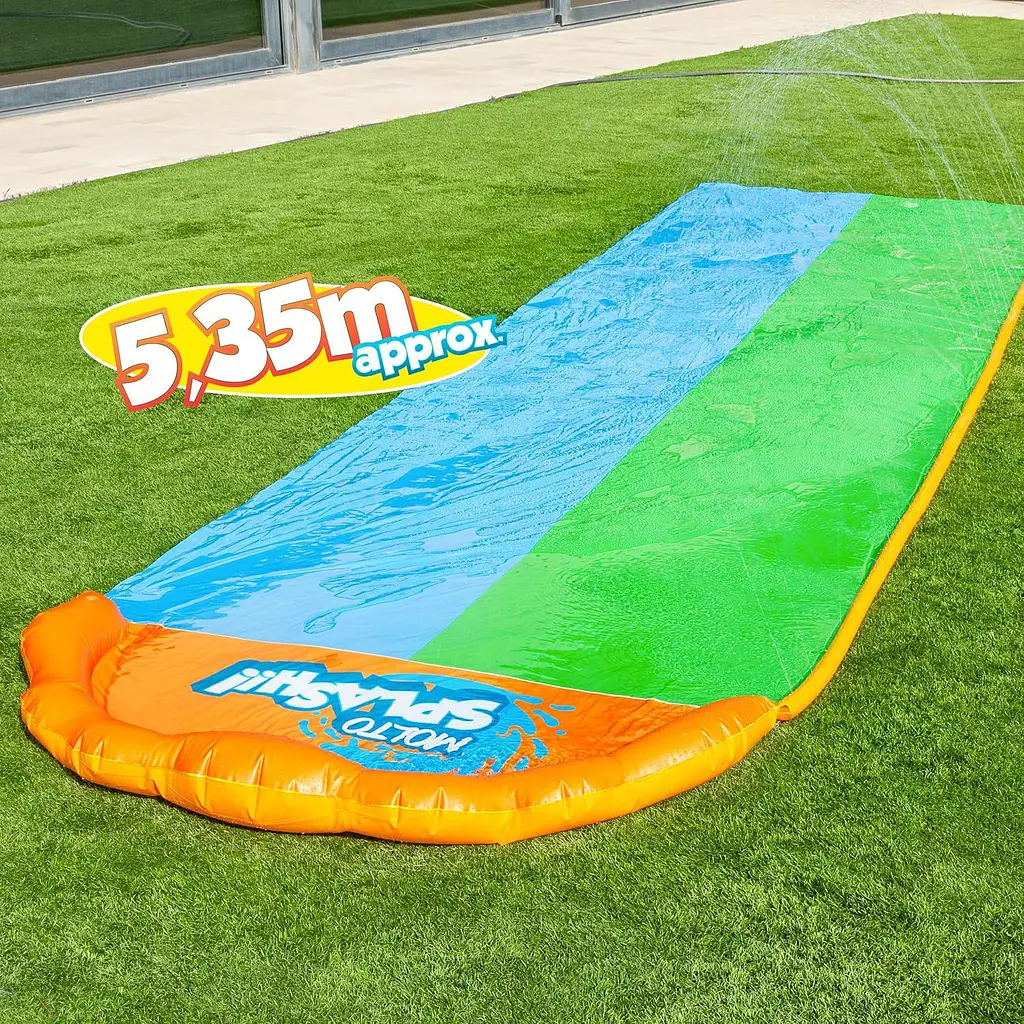 Подвійна водна доріжка для ковзання з фонтанами Water Slide 2, Molto (25754) Molto art25754 - фото 3