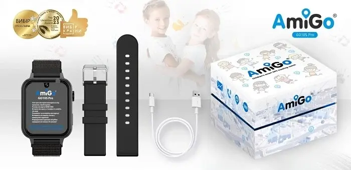 Smart Watch AmiGo GO10S Pro Wifi Black UA - фото 4