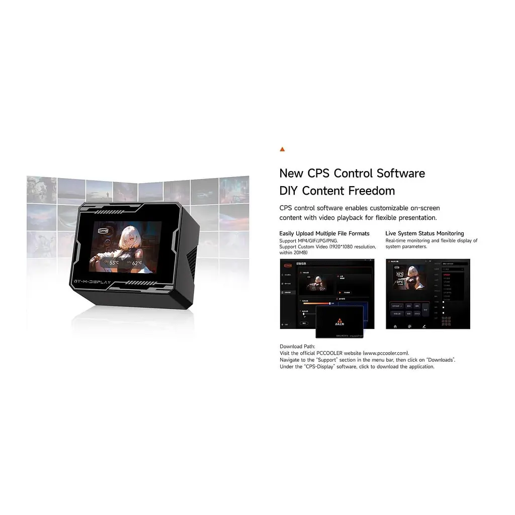 СВО PcCooler PсCOOLER GT360M ARGB Display Black (GT360M-BKAWXX-GL) - фото 7