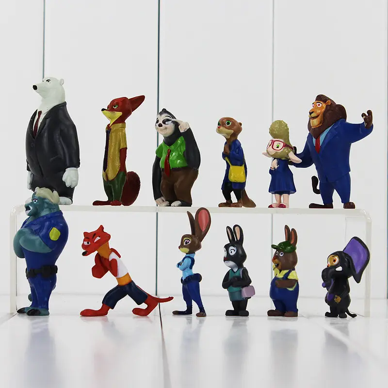 Іграшки-фігурки Зверополис Zootopia ( Зоотрополис ), 12 шт - фото 4