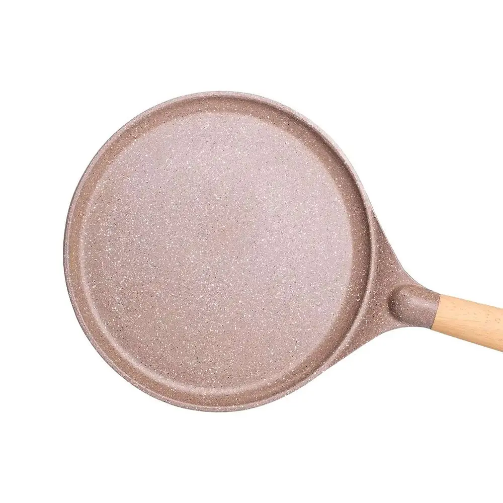 Сковорода для млинців MGC з мармуровим антипригарним покриттям 26 см, кавовий MGC HP-4-429CO - фото 2