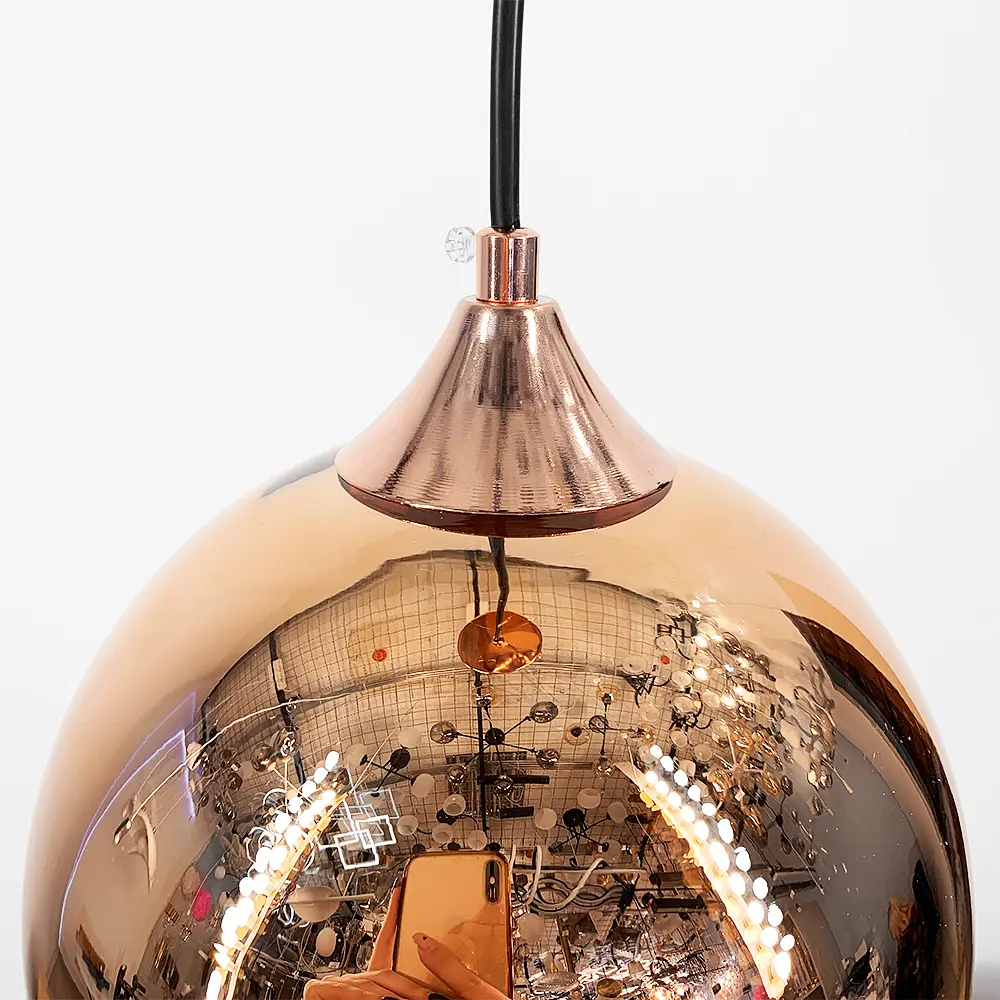 Підвісний світильник Copper Shade у 3-х розмірах Line.F Діаметр плафону 20 см - фото 3