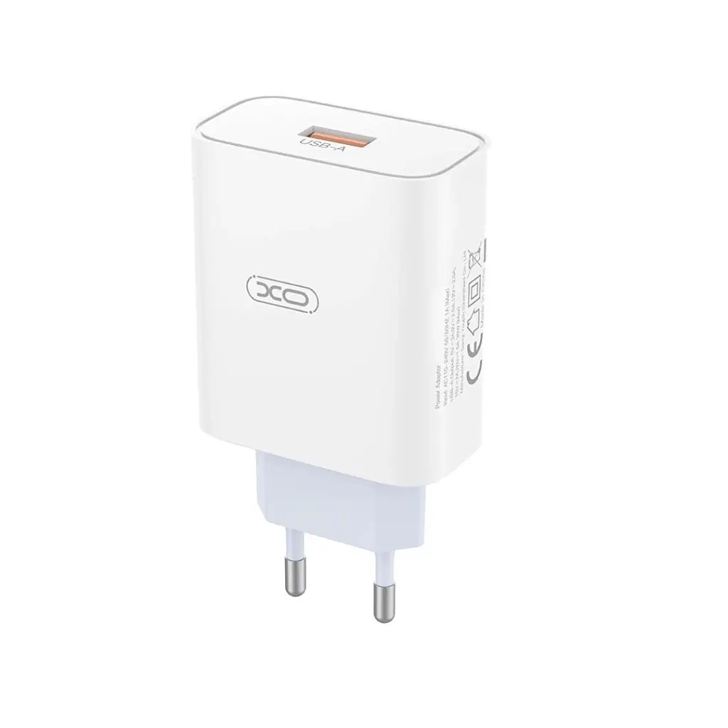 Зарядний пристрій XO USB 120 Вт + кабель USB-A — USB-C білий (XO-L128U) - фото 3