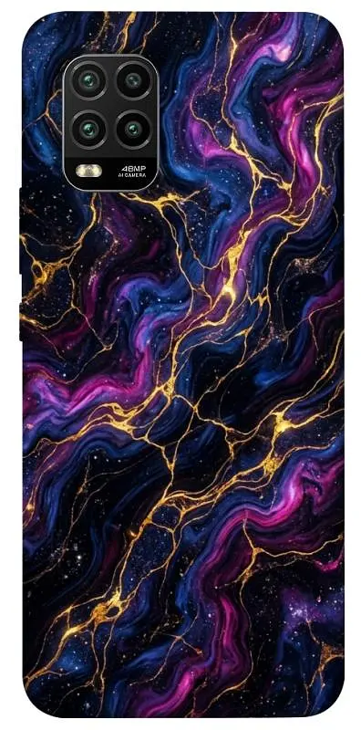 TPU чохол Demsky Purple space marble для Xiaomi Mi 10 Lite