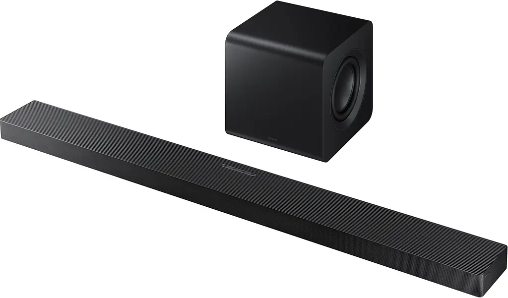 Samsung Саундбар HW-QS700F 345Вт 3.1.2 BT HDMI-eARC Wi-Fi саб Dolby Atmos черный - фото 2