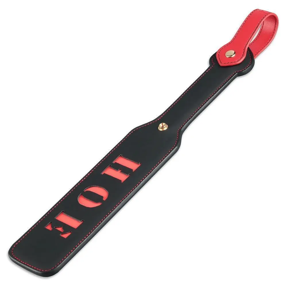 Плеть Rebellion Reign Paddle "Hoe", 38 см (чорний) - фото 4