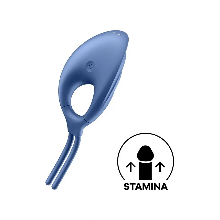 Кільце-ласо з вібрацією Satisfyer Swordsman, 14.2 см (блакитний) - фото 2