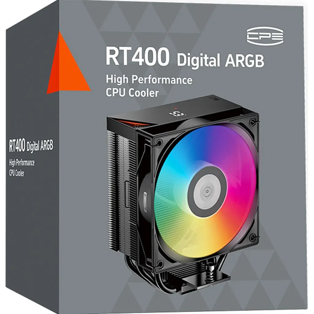 Кулер для процесора PCCooler RT400 Digital ARGB Black (RT400-BKAWYL-GL) [176251] - фото 7
