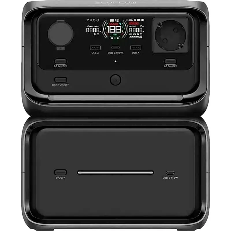 Комплект зарядної станції EcoFlow RIVER 3 Max Plus Wireless (EFRIVER3MP-Wireless-EU-CBOX)
