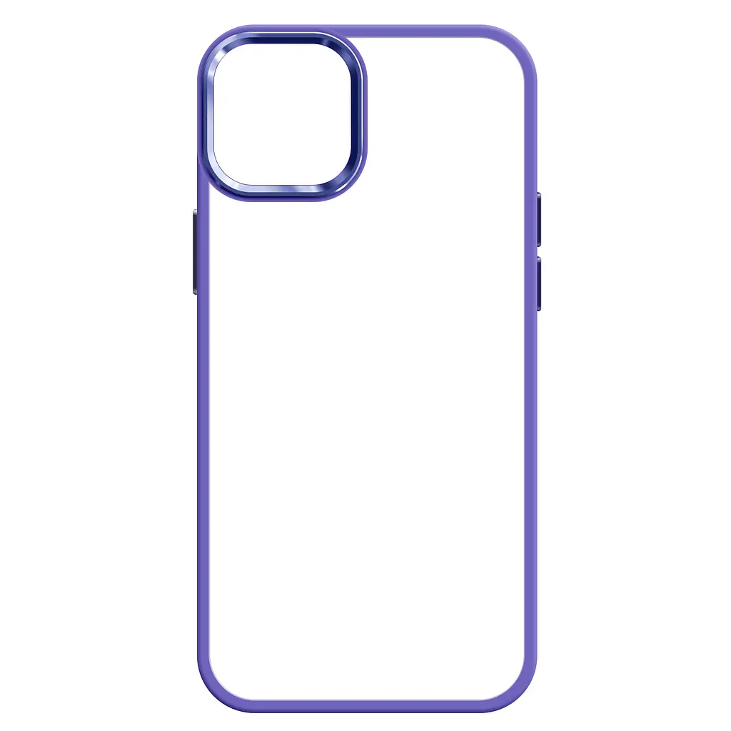Чехол для Apple iPhone 15 Plus, UNIT2, фиолетовый, ударопрочный, прозрачный противоударный чехол-накладка из TPU и поликарбоната (PC), с защитными бортиками, защита всего корпуса от ударов и царапин, ArmorStandart (ARM69977) - фото 2