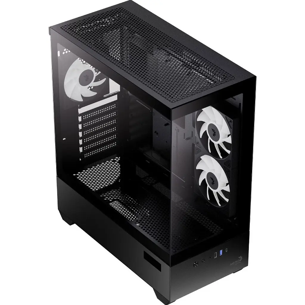 Корпус AeroCool P500D Digi-G-BK-v1 чорний (ACCM-PN07033.11) [173295] - фото 2