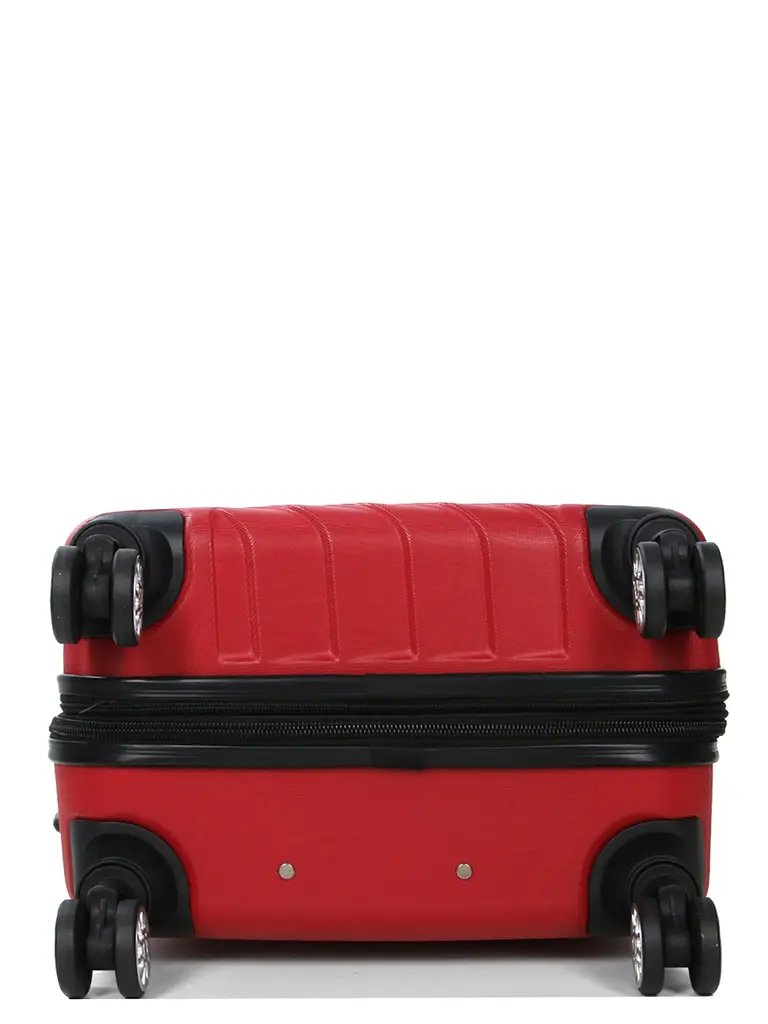 Валіза середня M ABS-пластик Madisson Snowball 03403 68х44х27см 68+13л Червоний - фото 10