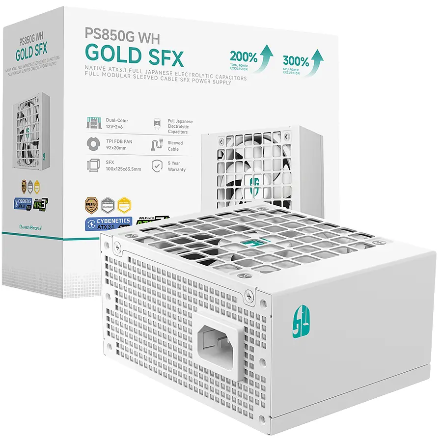 Блок живлення DeepCool GamerStorm PS850G 850W White (R-PS850G-FE0W-JGEU) - фото 6