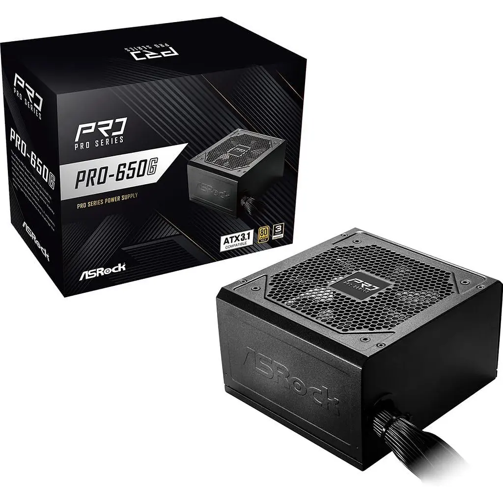Блок живлення AsRock PRO PRO-650G 650W 80+ Gold (PRO-650G) - фото 6