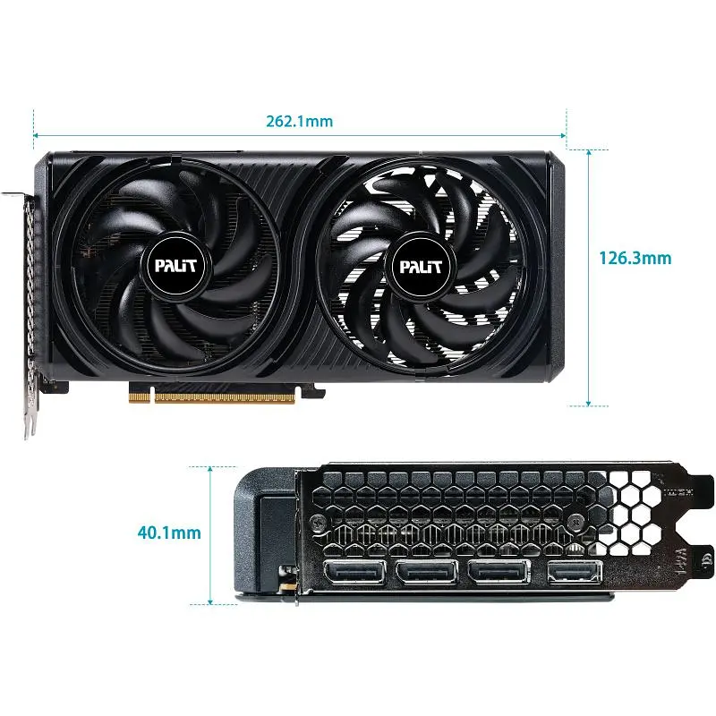 Видеокарта Palit GeForce RTX 5060 Infinity 2 OC (NE75060V19P1-GB2063L) UA [154530] - фото 11