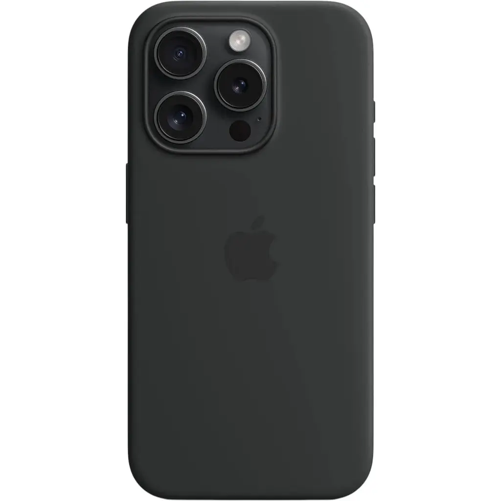 Оригінальний силіконовий чохол Apple Silicone Case MagSafe для iPhone 15 Pro (6.1") Midnight MT1A3ZM/A - фото 3