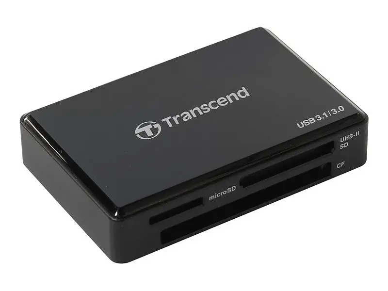 Мультипортовий адаптер Transcend USB 3.1 RDF9K UHS-II Black R260/W190MB/s (TS-RDF9K2) - фото 2