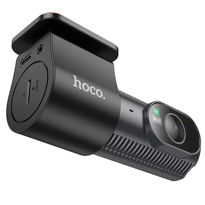Відеореєстратор HOCO DV8 2K display hidden driving recorder(with rear camera) Black - фото 5
