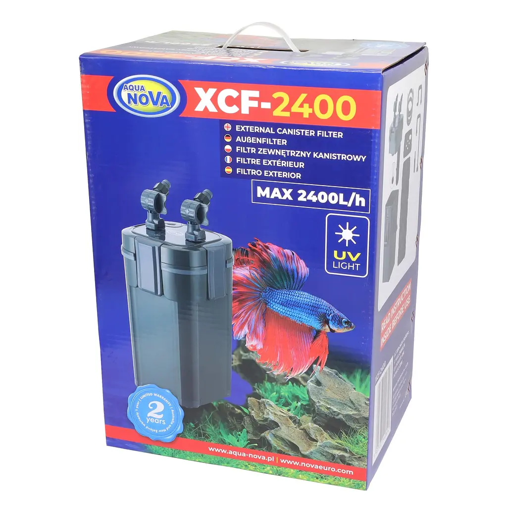 Зовнішній фільтр Aqua Nova з UV стерилізатором до 500 л (XCF-2400) - фото 3