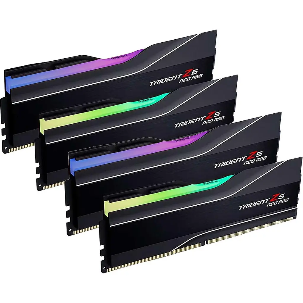 Модуль пам'яті G.Skill DDR5 256GB (4x64) Trident Z5 Neo RGB 6000Mhz Black AMD EXPO (F5-6000J3644D64GX4-TZ5NR) - фото 2