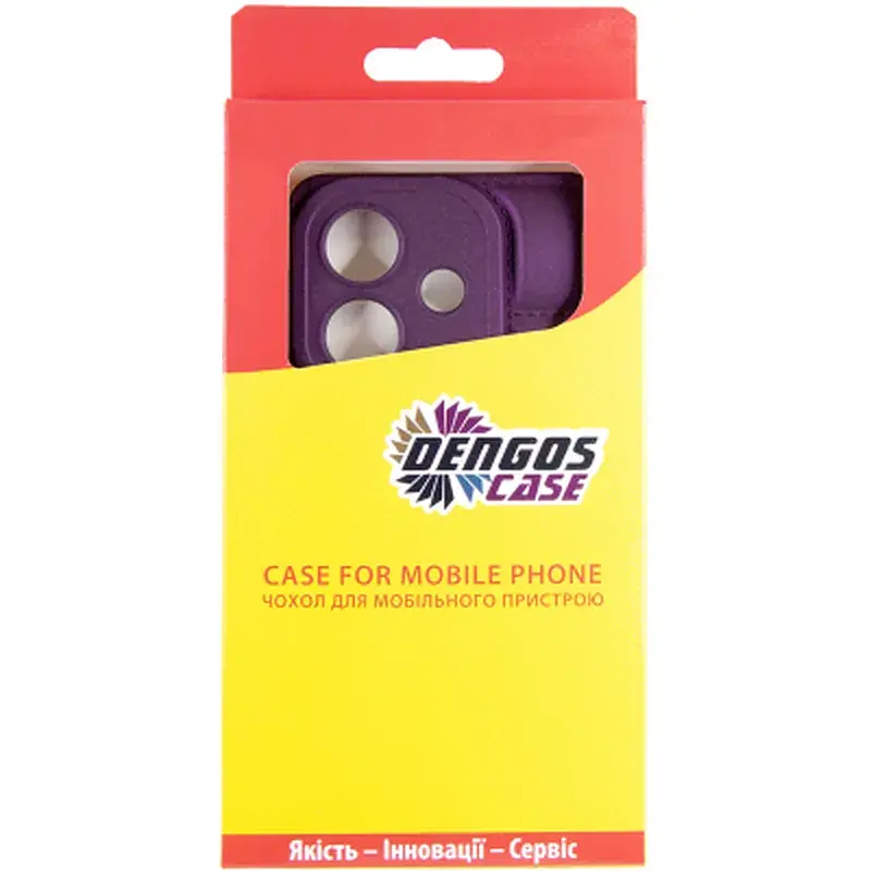 Чохол до мобільного телефона Dengos Oppo A3X Soft + glass (Purple) - фото 4