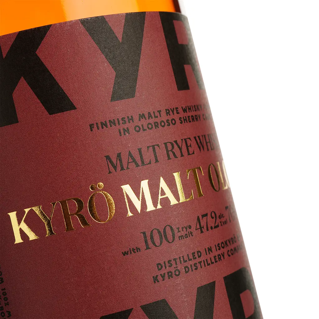 Віскі Kyro Oloroso Malt Rye Finnish Whisky 47.2% 0.7 л в подарунковій коробці - фото 4