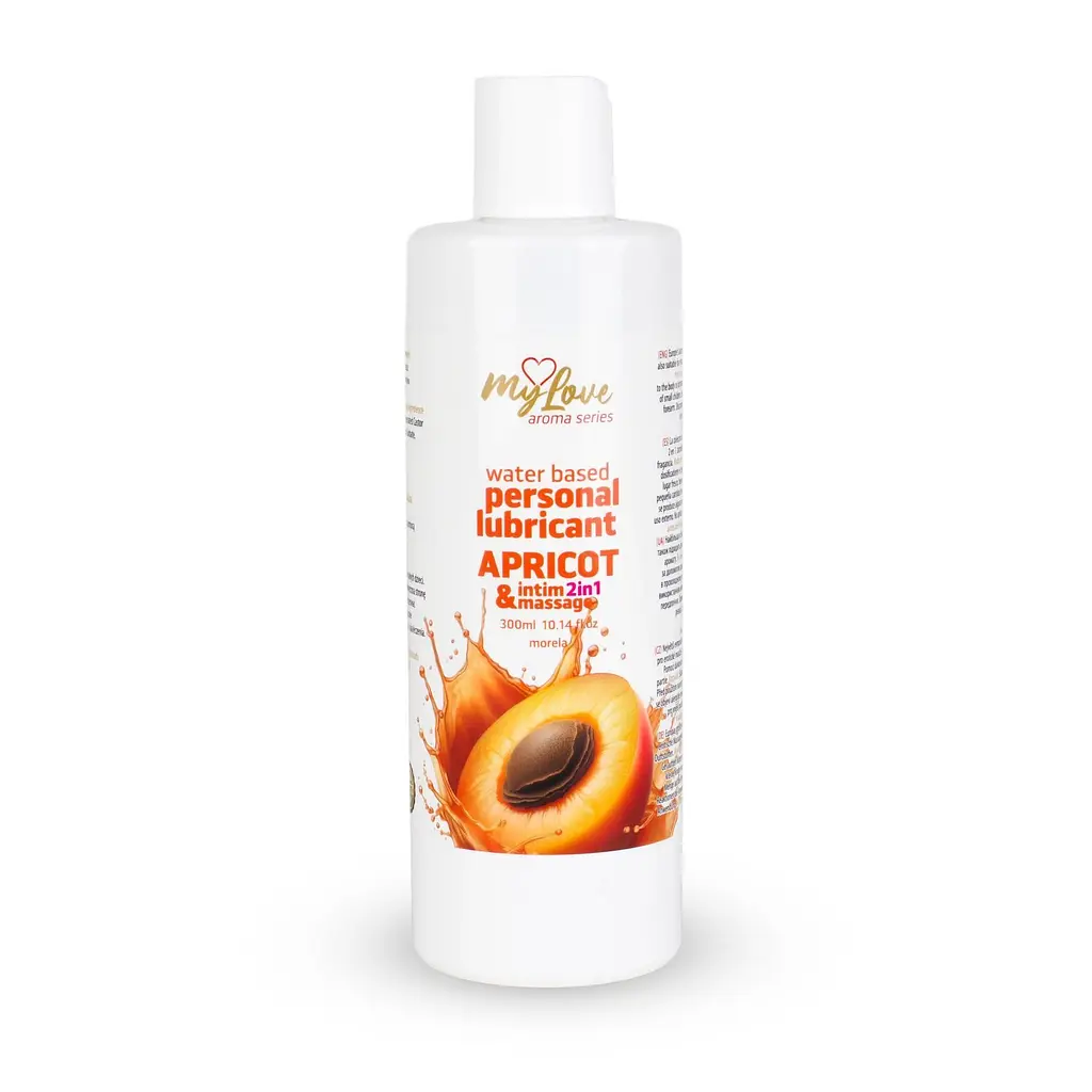 Лубрикант MyLove Aroma Series IntimMassage 2in1 Apricot, 300 мл