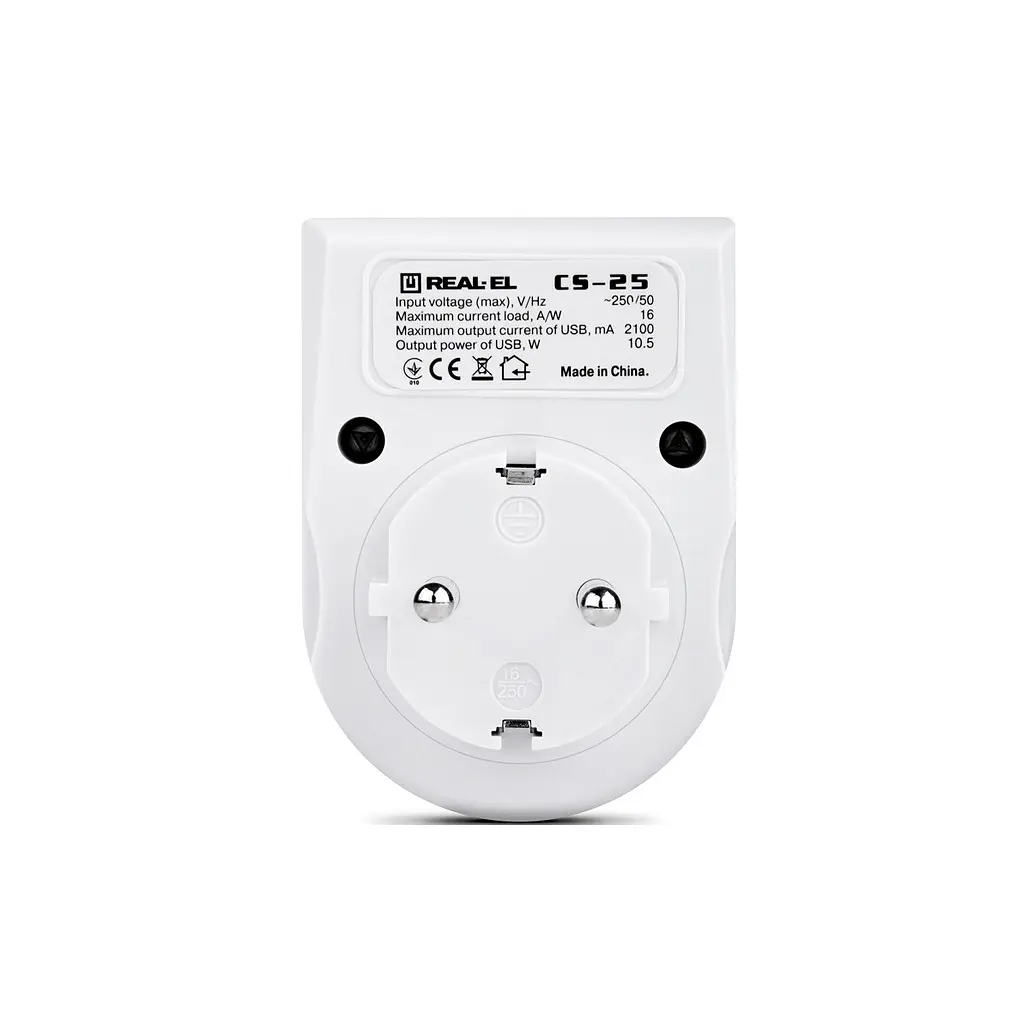 Зарядний пристрій REAL-EL 2xUSB 10 Вт (CS-25) - фото 5
