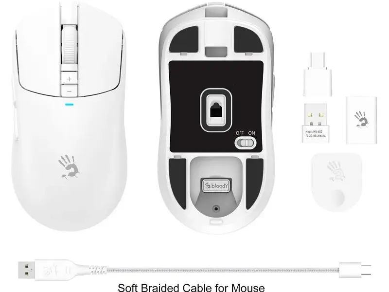 Миша A4Tech Bloody R72 Ultra White - фото 9