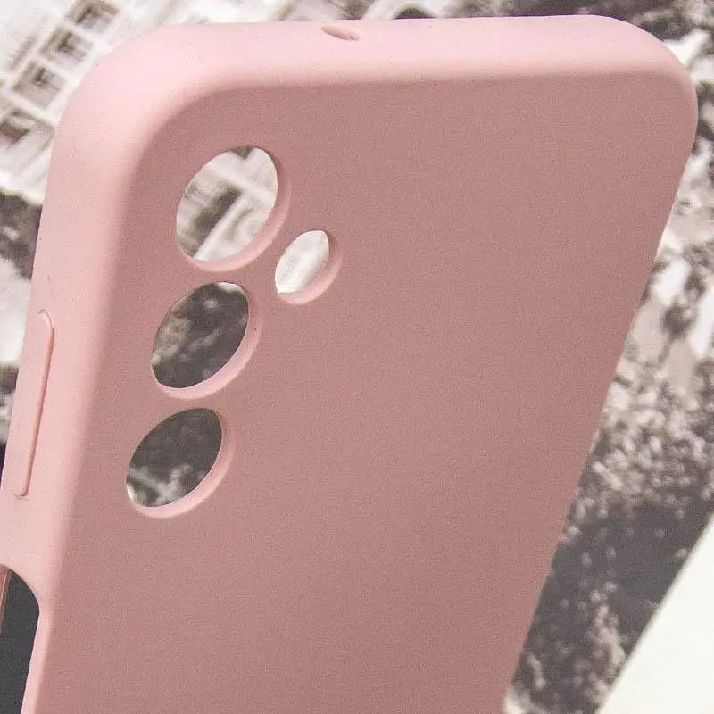 Чохол TPU GETMAN Liquid Silk Full Camera для Samsung Galaxy M34 5G Рожевий / Pink Sand - фото 6