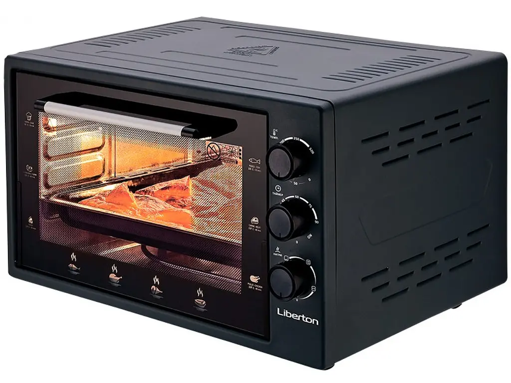 Електродуховка Liberton LEO-550 Black 55 л - фото 2
