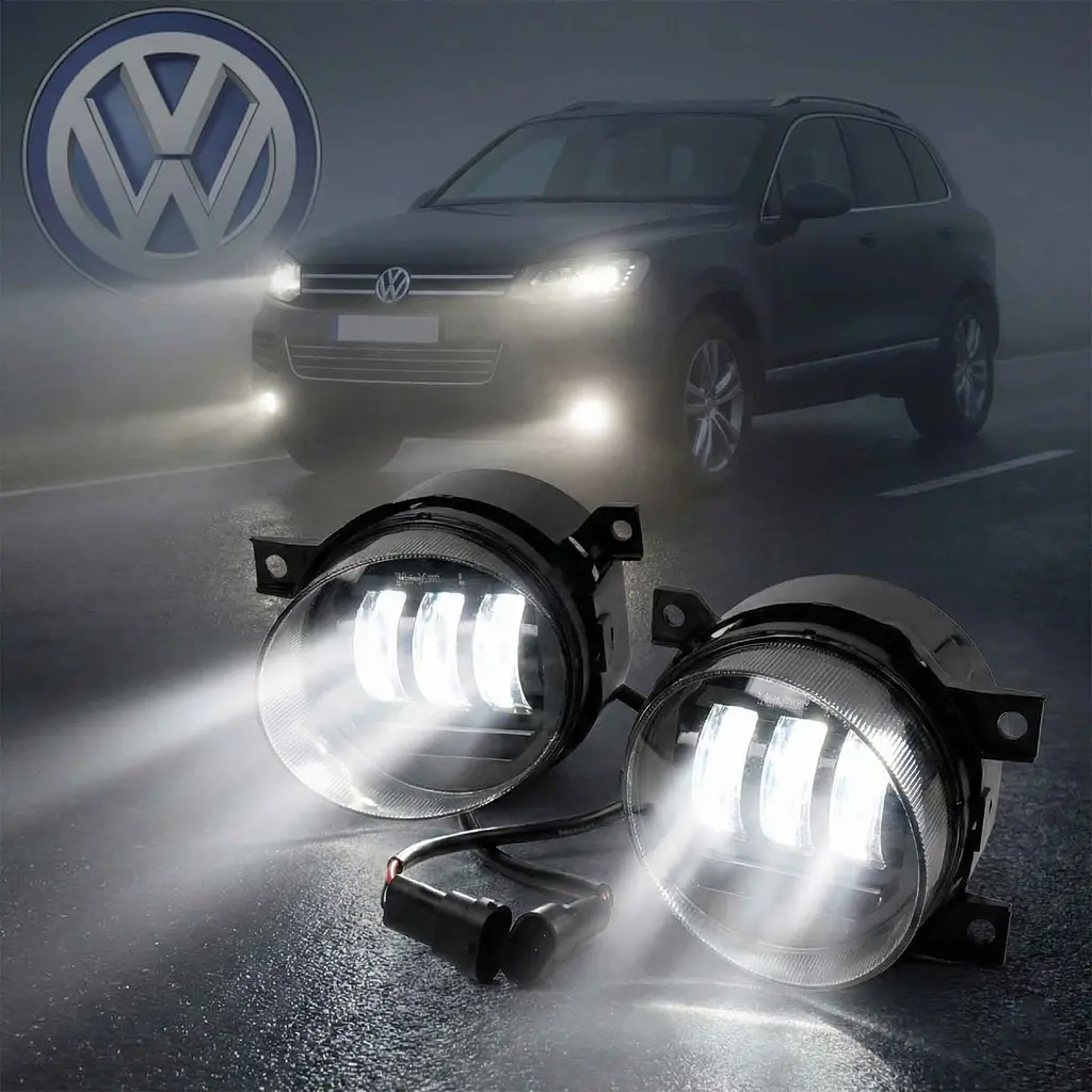 Протитуманні фари LED Volkswagen 45W W/Y (Jetta Tiguan Touareg Touran T5) - фото 5