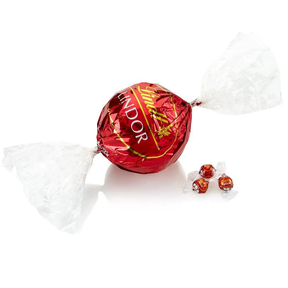 Цукерки Lindt Lindor Praline di Cioccolato al Latte Maxi Boule 550г. - фото 2