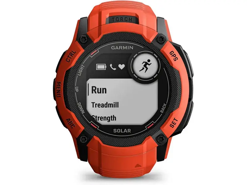 Смарт-годинник Garmin Instinct 2X Solar Flame Red (010-02805-11/01) - фото 4