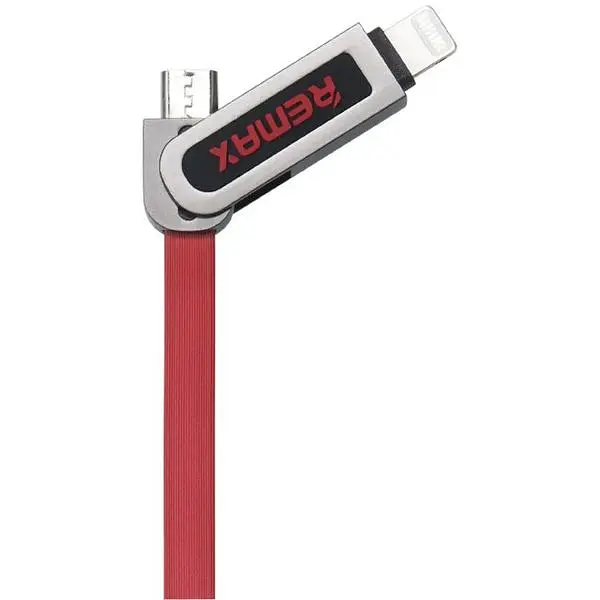 Кабель Remax Armor Series 2 in 1 cable RC-067t Red - фото 2