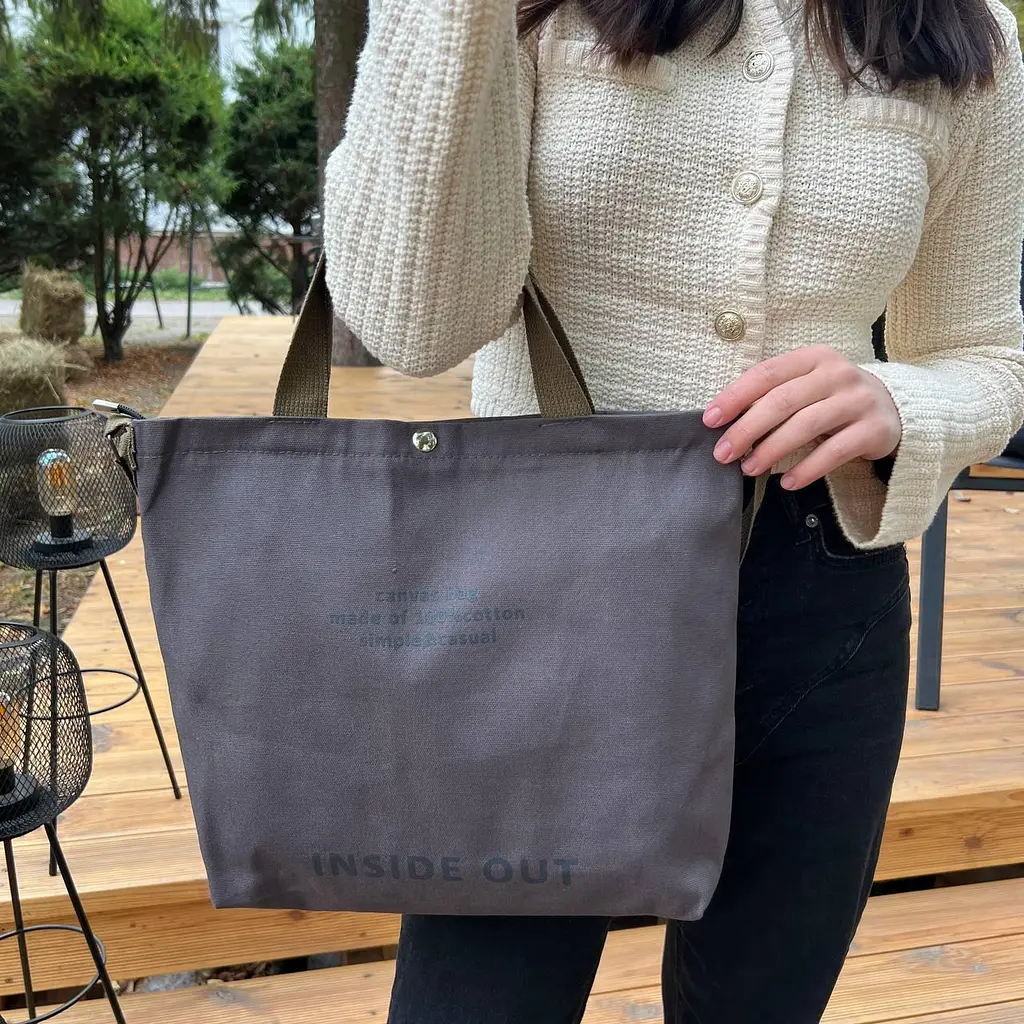 Сумка Inside Italian Bags gray 35x13х36 см Сірий - фото 4