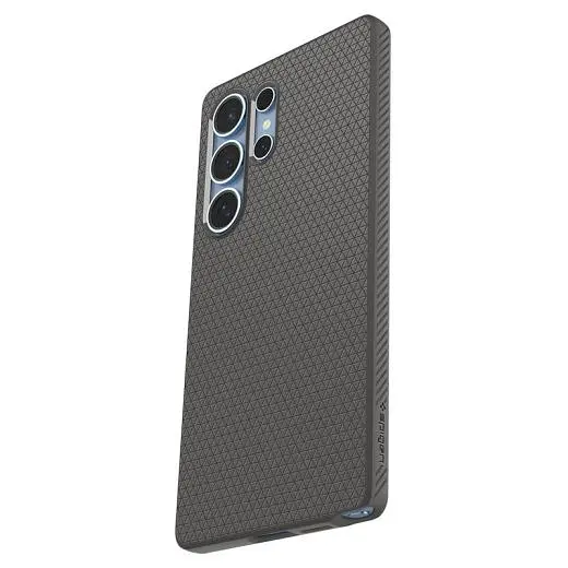 Чехол Spigen Liquid Air Marble Gray для Samsung Galaxy S25 Ultra (ACS08954) - фото 7