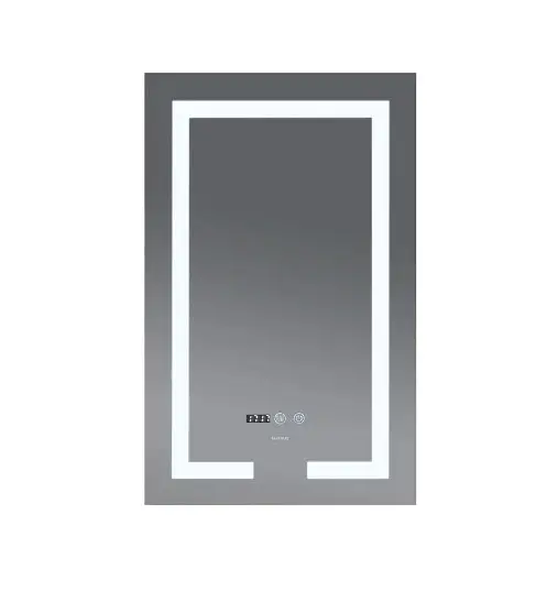 Дзеркало Mixxus ARD MR06-60x80 з LED Touch, Anti-fog, димером, регулюванням яскравості, годинником (MI6929) - фото 8