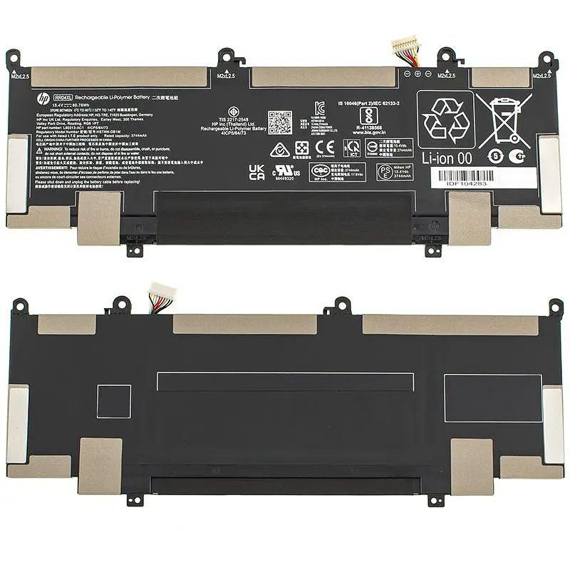 Батарея Hewlett Packard для ноутбука HP RR04XL (Spectre X360 13-AW X360 13-AC X360 13-AP X360 13-AE) 15.4V 3744mAh 60.76Wh Черный - фото 2