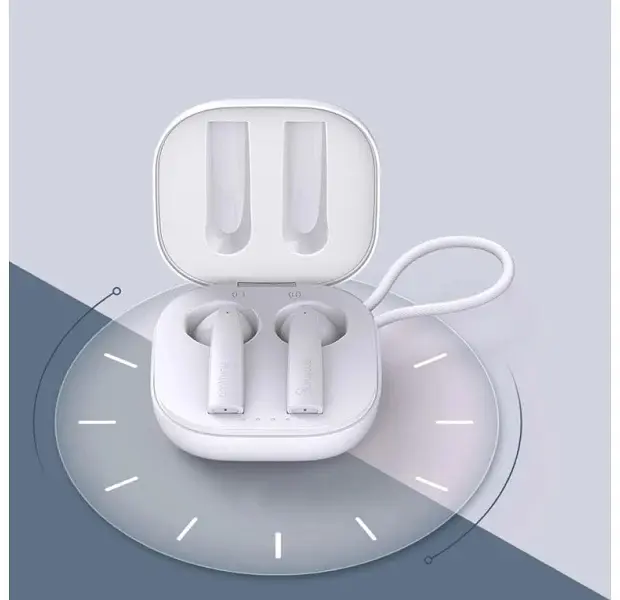 Беспроводные наушники 1MORE Omthing Air Free Pods, BT5.0, ENC, Qi, TWS, 400mAh, 5h, (EO005) white UA UCRF - фото 6